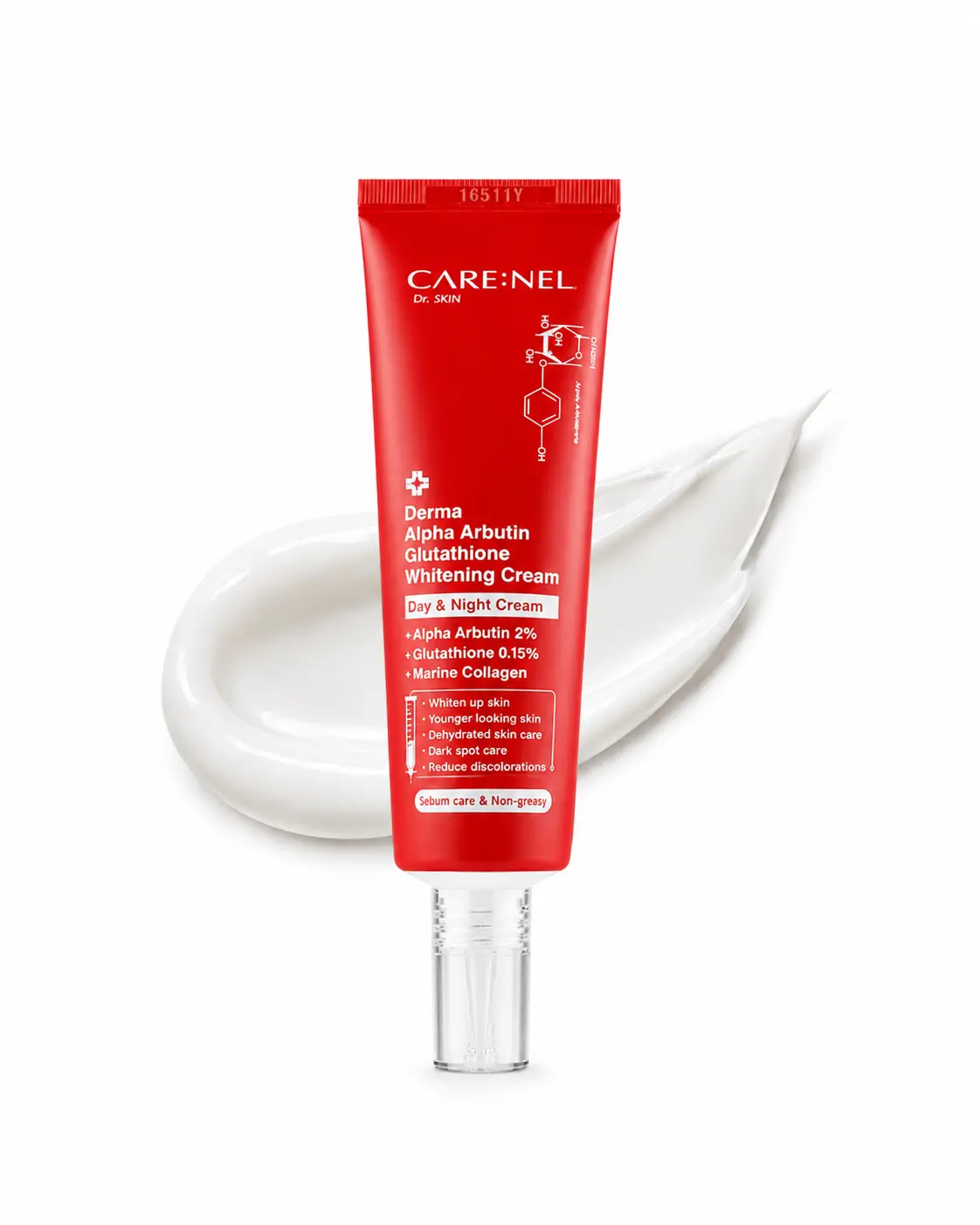CARE:NEL Derma Alpha Arbutin Glutathione Whitening Cream 45ml
