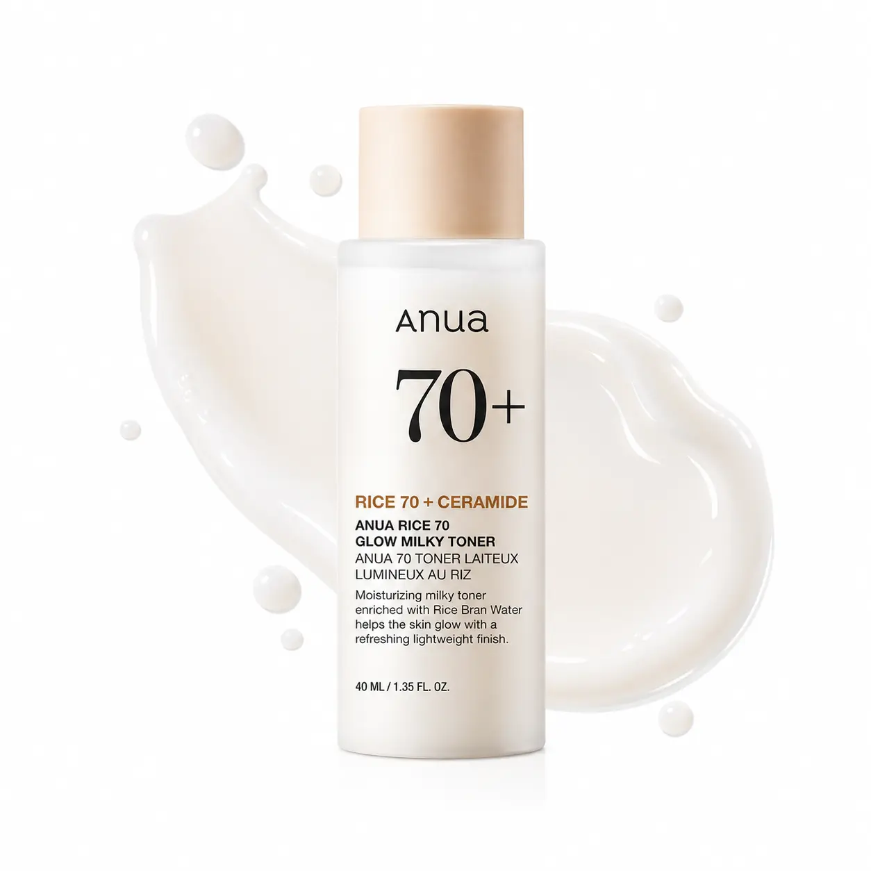 ANUA Rice 70 Glow Milky Toner 40ml